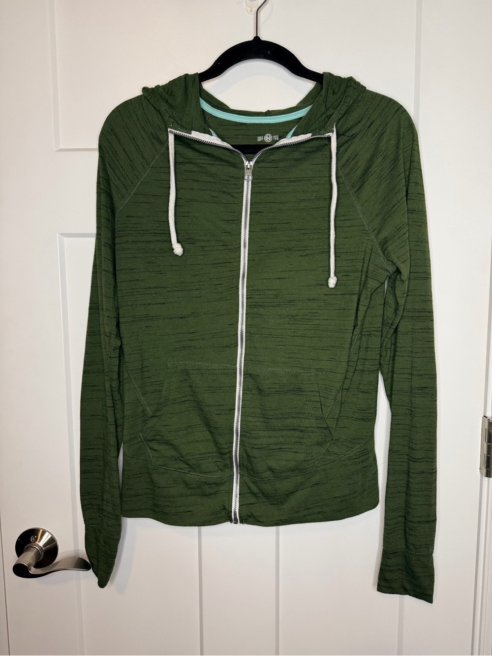 SO Dark Green The Perfect Zip Up Hoodie